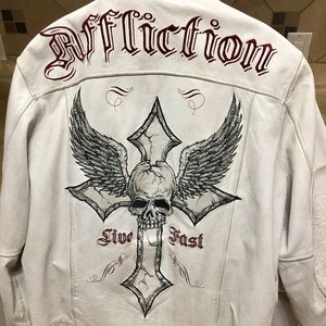 Men’s Affliction Leather Jacket